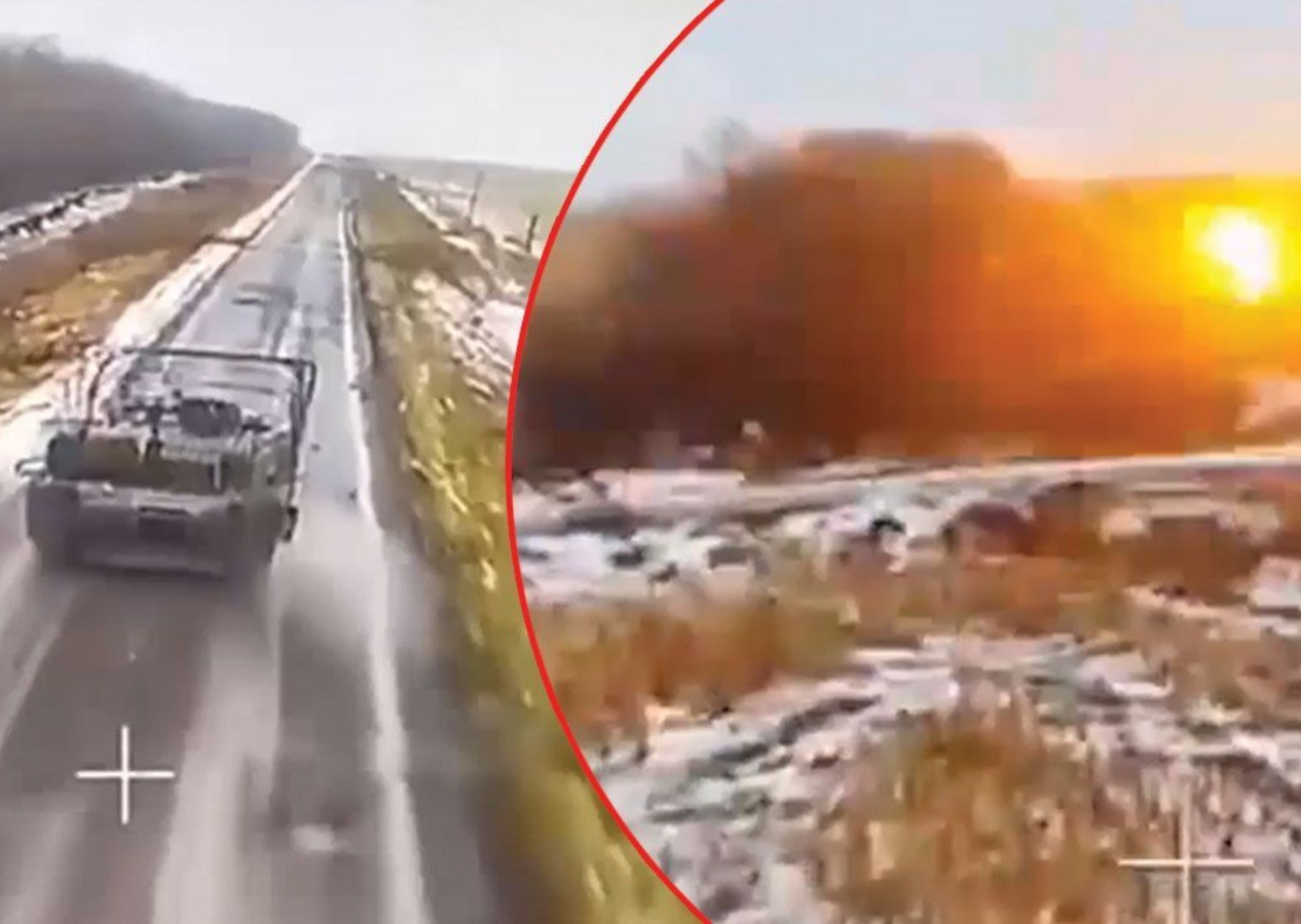Rusya, Ukrayna ordusundaki ABD yapımı Abrams tankını dronla imha etti!