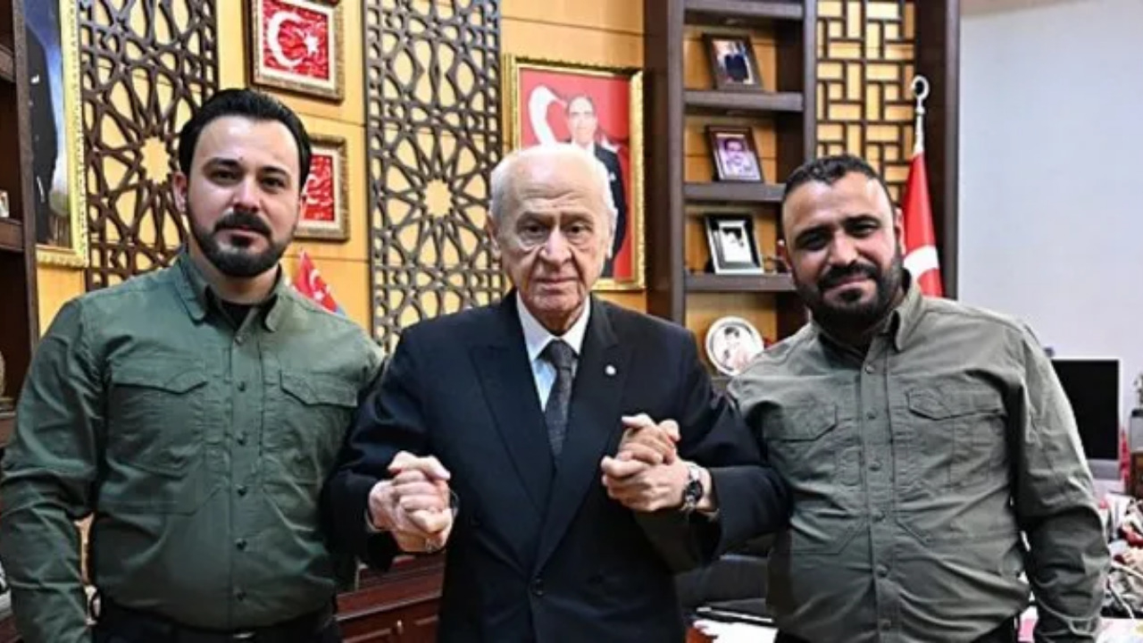 Beşşar Esad'ı deviren Türkmen komutanlardan Devlet Bahçeli'ye ziyaret!