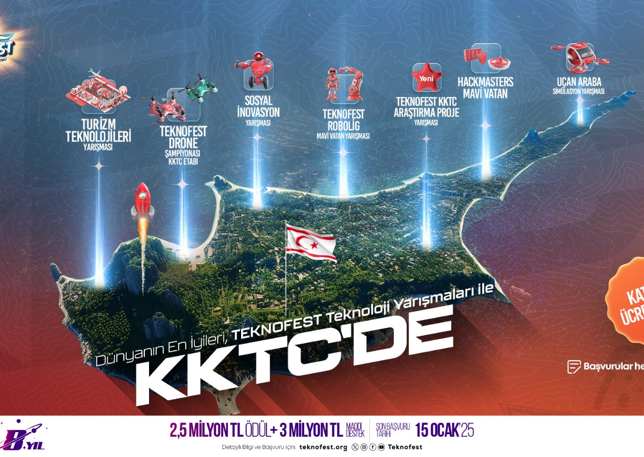 TEKNOFEST KKTC 2025 Teknoloji Yarışmaları başvuruları başladı! İşte başvuru detayları...