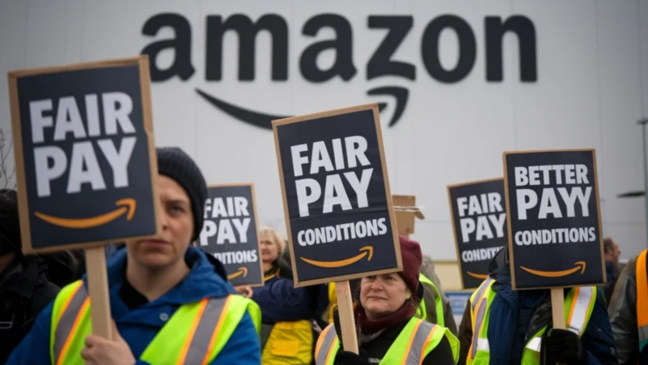 Amazon'un 7 tesisinde binlerce çalışan greve çıktı
