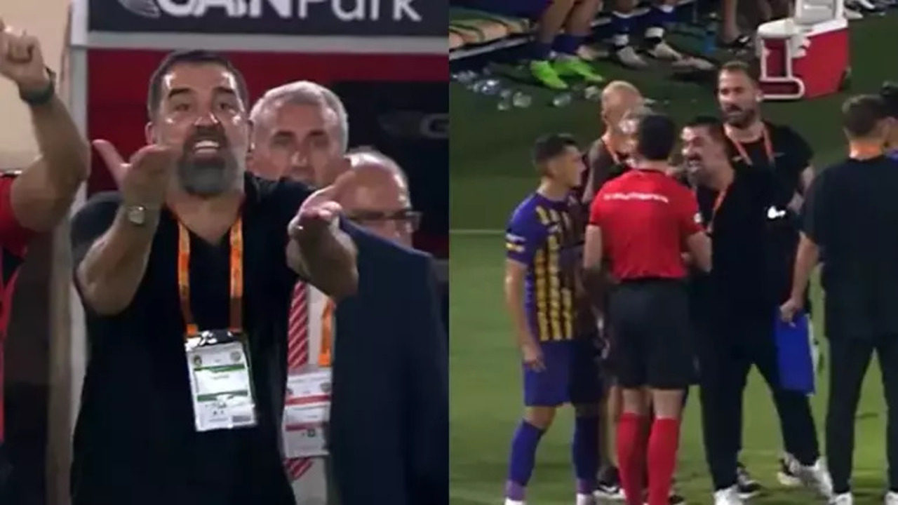 Arda Turan önce çılgına döndü, sonra kırmızı kartı gördü!