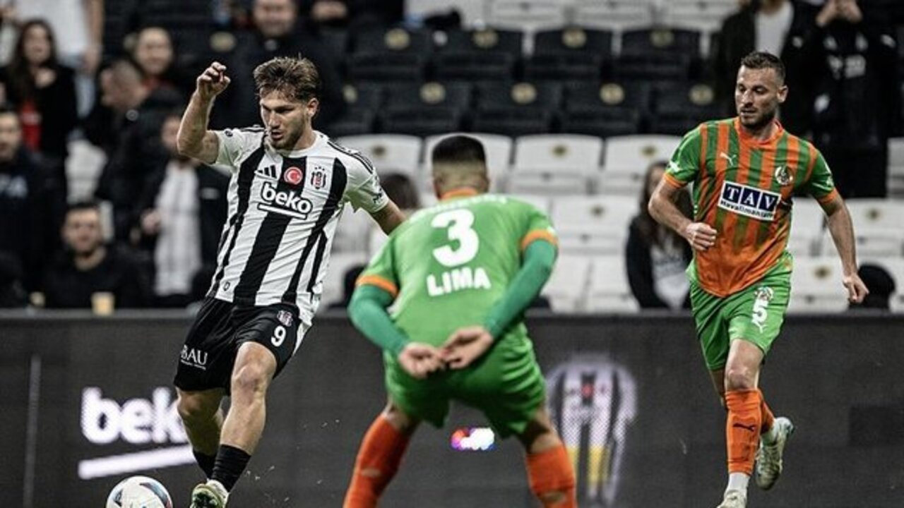 Beşiktaş Alanyaspor'a takıldı, yine kazanamadı! Beşiktaş 1 - 1 Alanyaspor | Maçın özeti