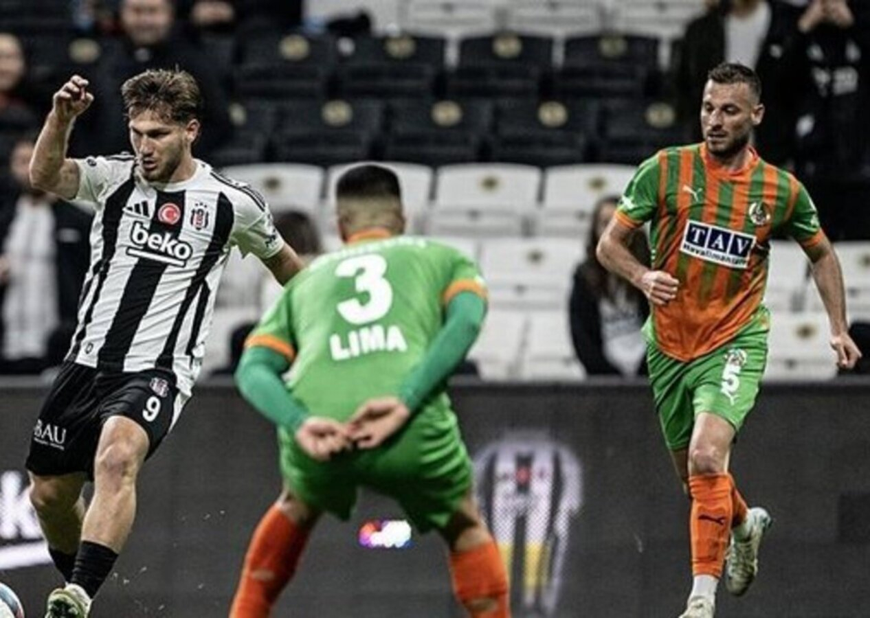 Beşiktaş Alanyaspor'a takıldı, yine kazanamadı! Beşiktaş 1 - 1 Alanyaspor | Maçın özeti