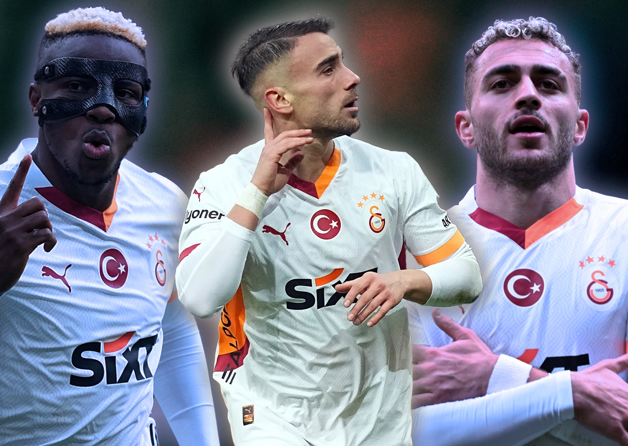 Galatasaray Kayseri'de gövde gösterisi yaptı, 5 golle zafere uçtu! Zirvede puan farkı 8'e çıktı