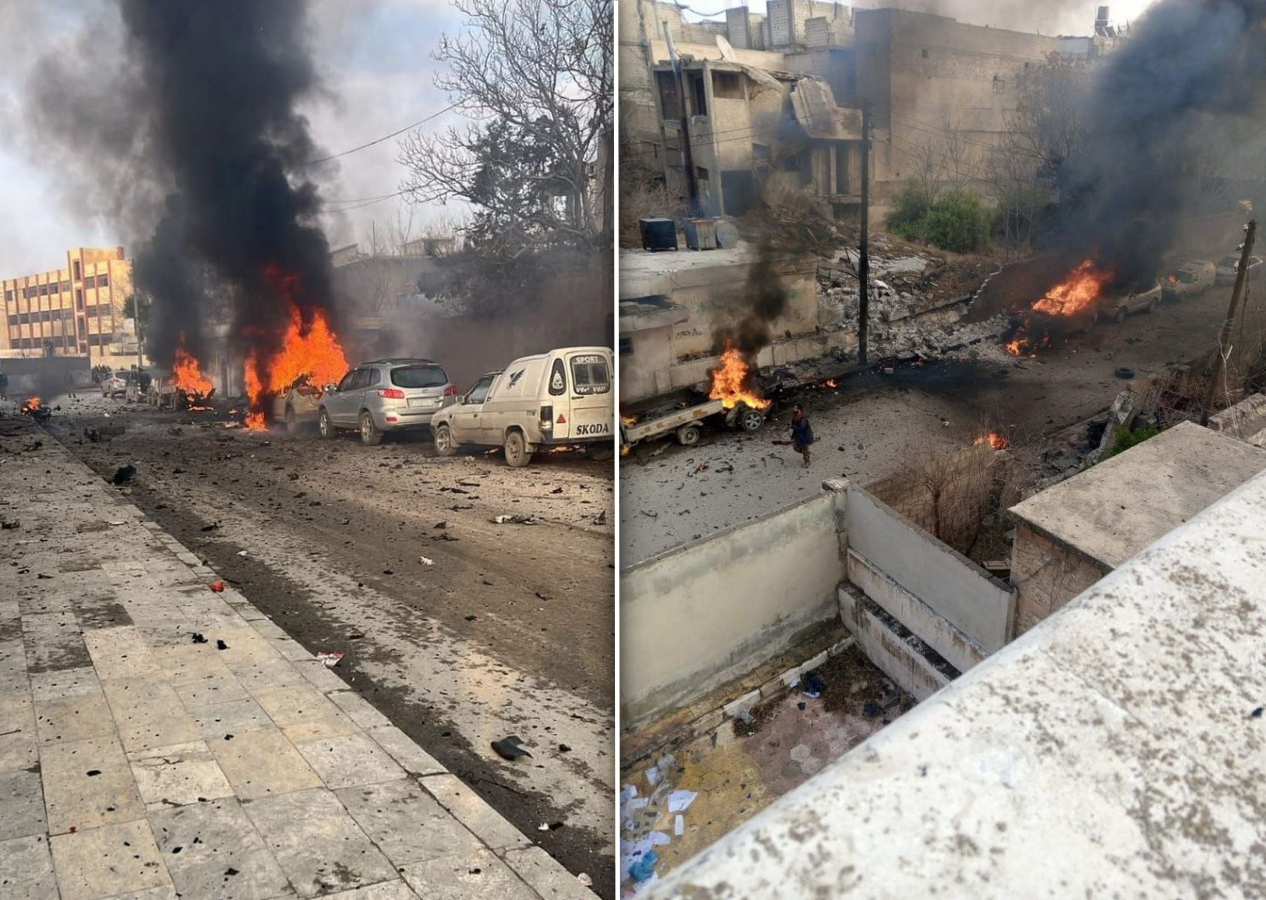 PKK/YPG, Münbiç'in merkezinde terör saldırısı düzenledi! Ölü ve yaralılar var...