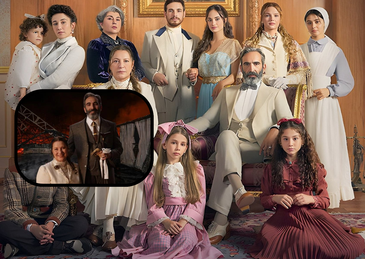 Ekranlara ara verdi… Şakir Paşa Ailesi dizisinin köşkü ve bütün plato yangında kül oldu! Sabotaj ihtimali değerlendiriliyor