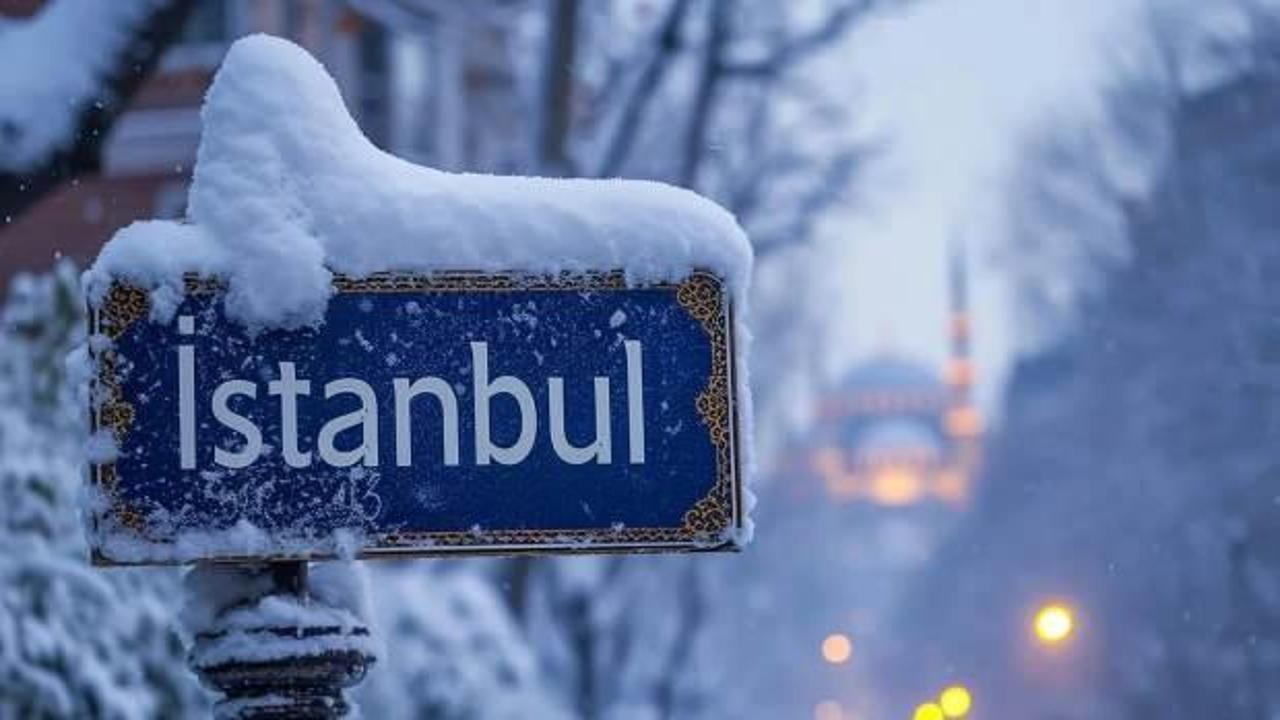 İstanbul’da beklenen kar yağışı başladı! 3 ilçede yoğun kar alarmı!