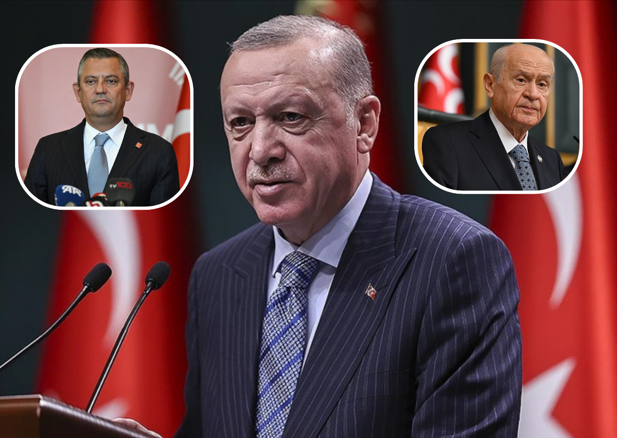 Cumhurbaşkanı Erdoğan'dan Devlet Bahçeli ve Özgür Özel'e yılbaşı tebriği