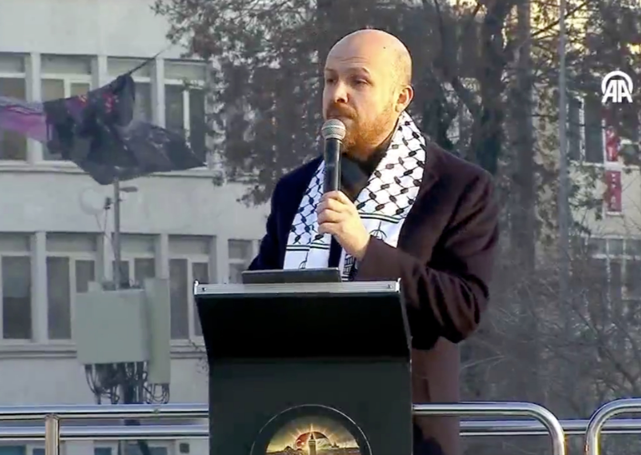 Galata'da tarihi Gazze buluşması! Bilal Erdoğan: Suriye'den sonra Gazze de kuşatmadan zaferle çıkacak!