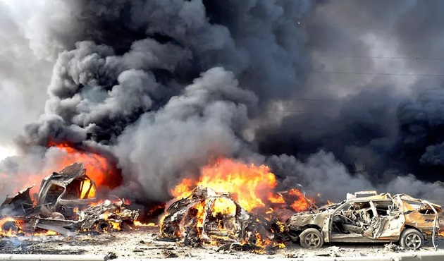 Suriye'nin başkenti Şam'da bombalı saldırı!