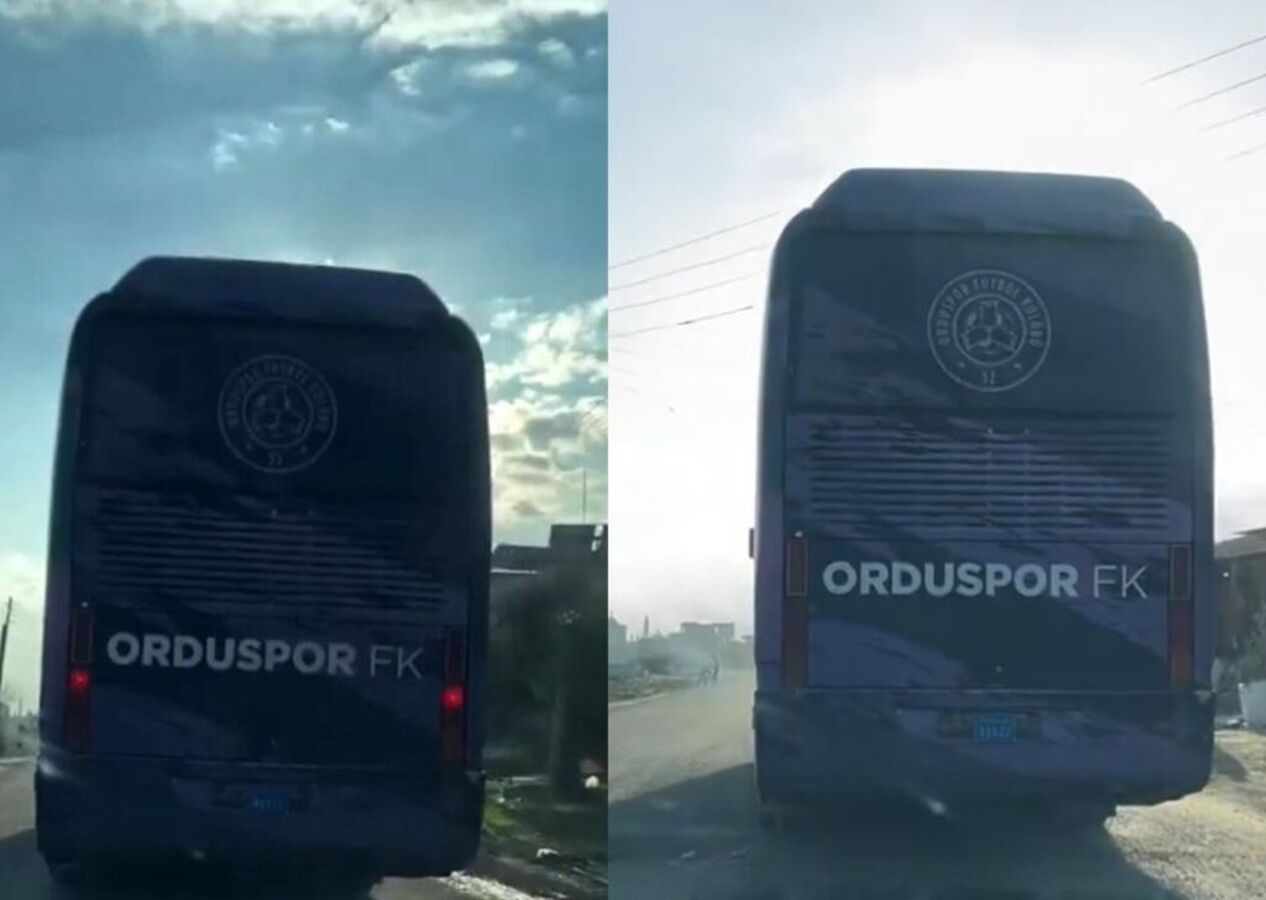 Orduspor'un otobüsü Suriye'de görüldü: Sırrı belli oldu!