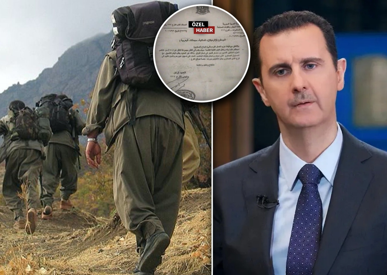İşte Esad ve PKK ortaklığı! Bölücü teröristler askeri istihbarat kampında özel kurslarda eğitilmiş