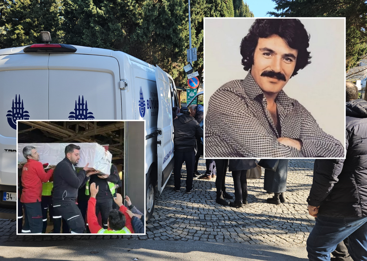 Antalya'da vefat eden sanatçı Ferdi Tayfur'un cenazesi İstanbul'a getirildi
