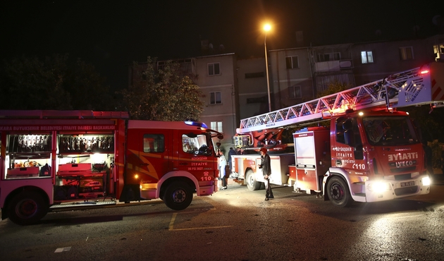 Ankara'da korkutan yangın...