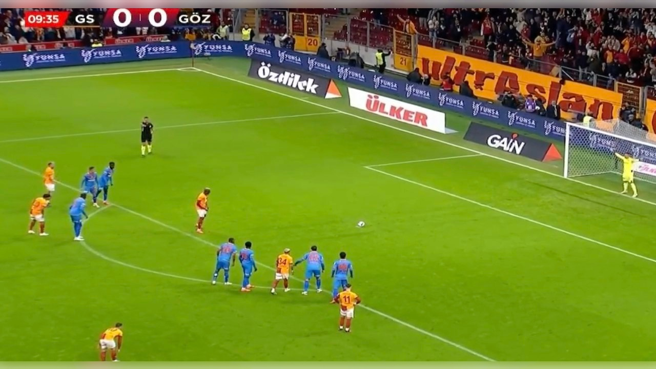 Galatasaray Göztepe penaltı pozisyonu