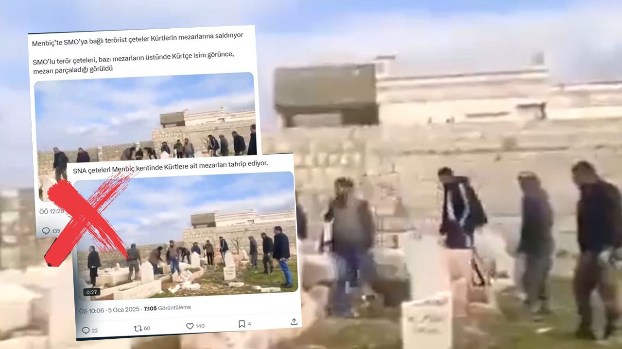 PKK/YPG yandaşı hesaplardan "Kürtçe mezar" yalanı: DMM'den açıklama geldi!