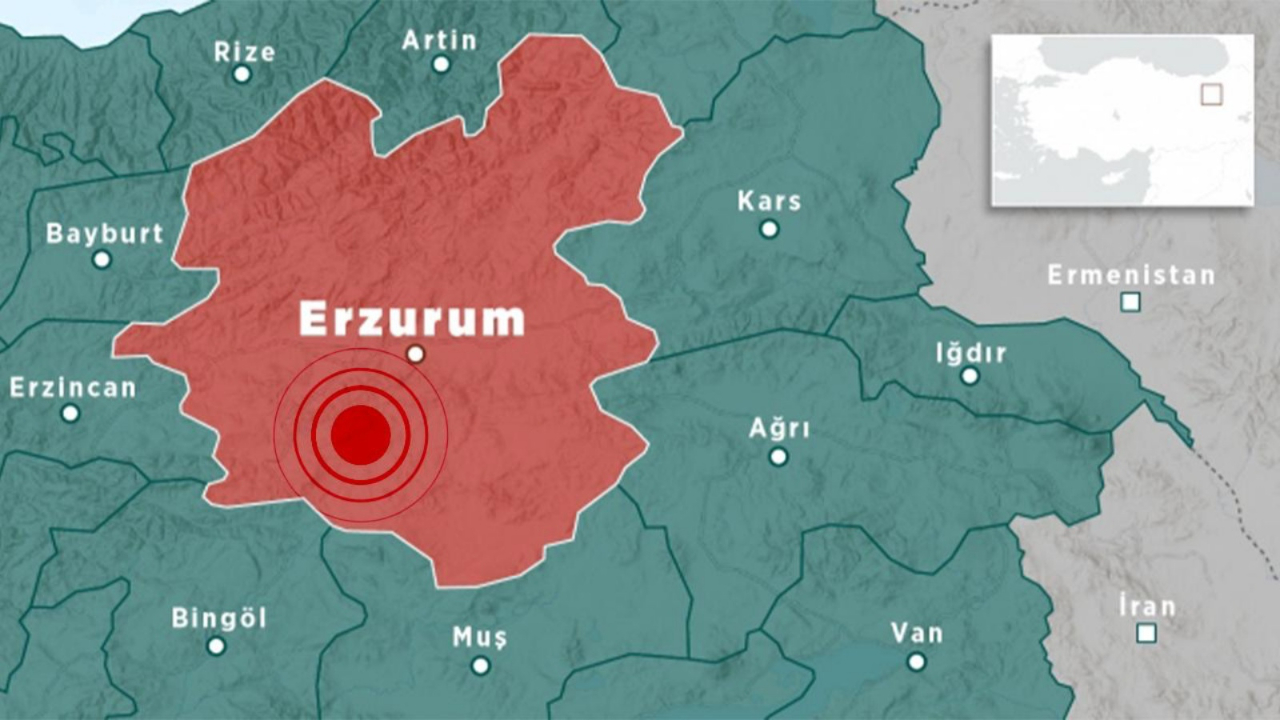 Erzurum'da sabaha karşı korkutan deprem! 4.5 ile sallandı! Çevre illerden de hissedildi: Artçılar devam ediyor!