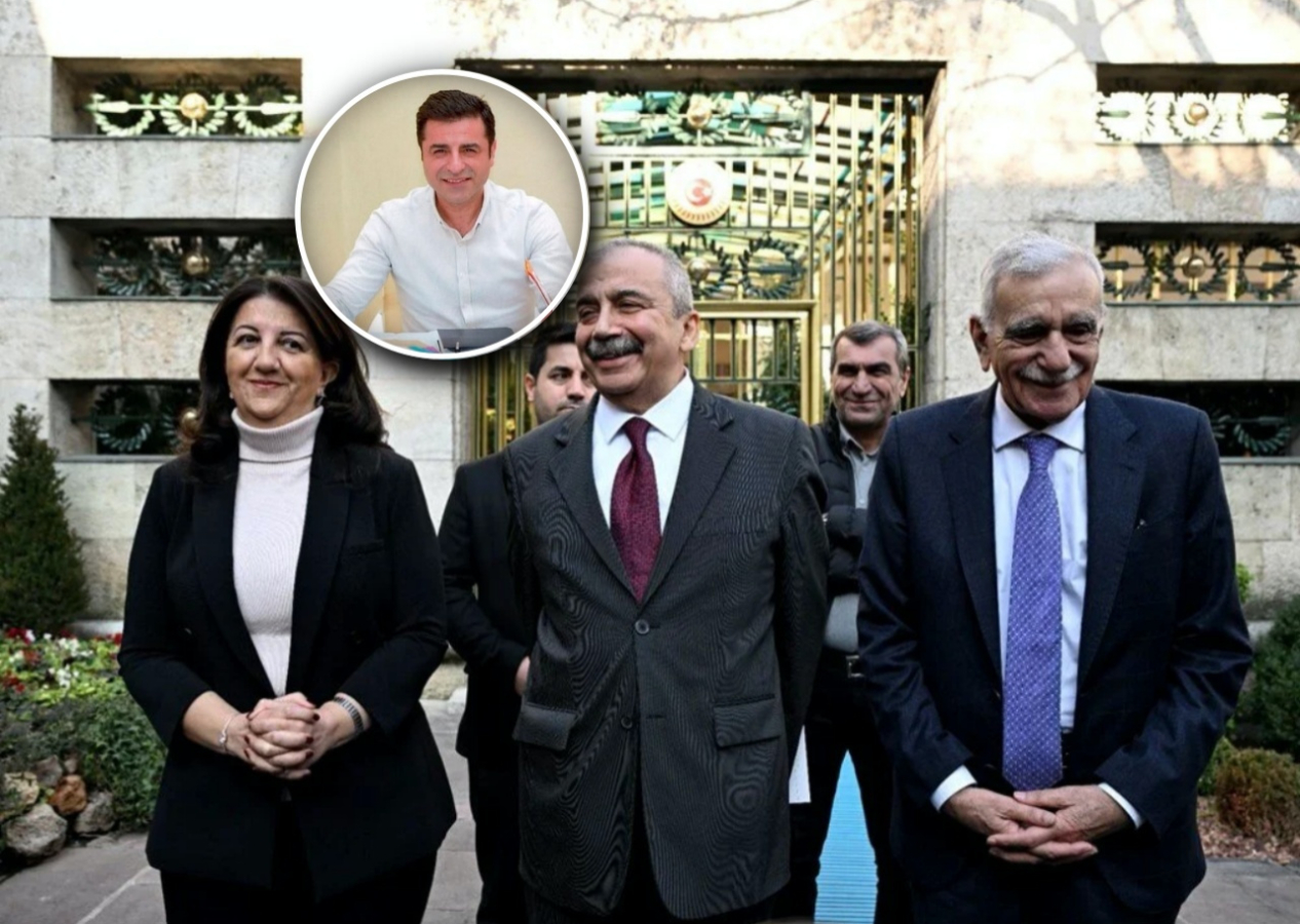 DEM Parti heyeti Demirtaş ile görüşmek için Adalet Bakanlığı'na başvurdu!
