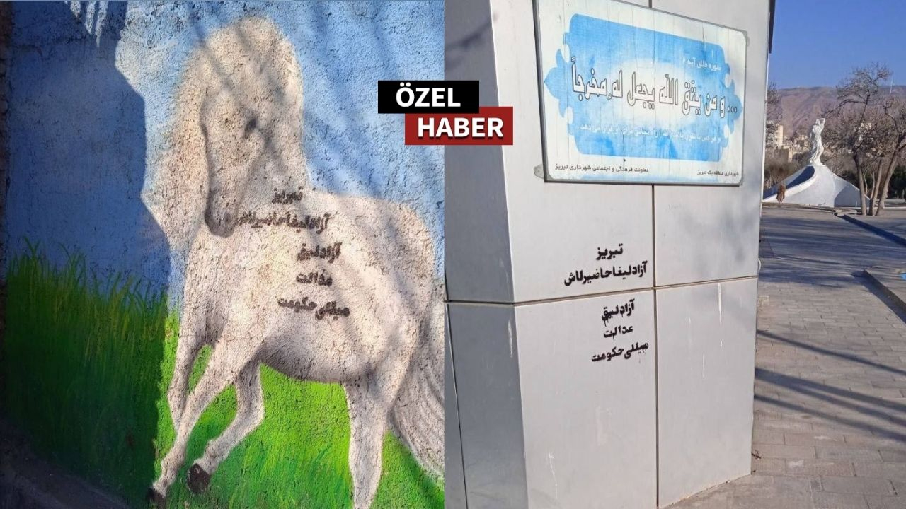 İran yine diken üstünde! Tebriz şehri duvarlarında özgürlük yazıları çıktı