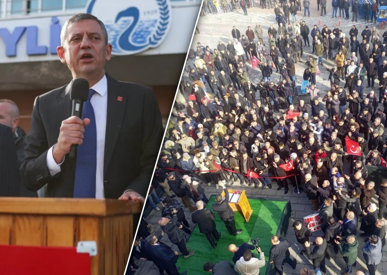 Özgür Özel, Konya Cihanbeyli'de beklediği ilgiyi bulamadı! Miting alanı boş olunca konuşmayı kısa tuttu!