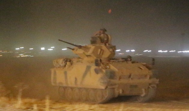 Habur'da tatbikat gece de devam etti...