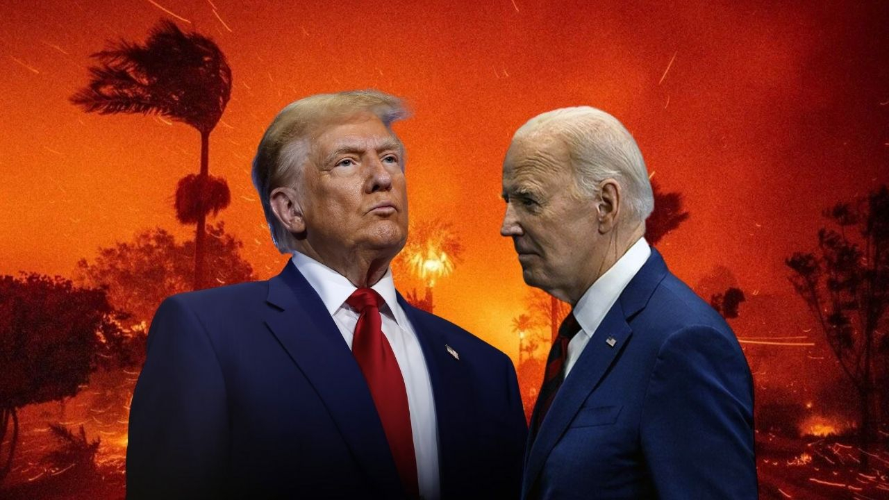 Göstermelik büyük güç! Trump: Yangını söndürmek için su yok, para yok! Teşekkürler Joe!