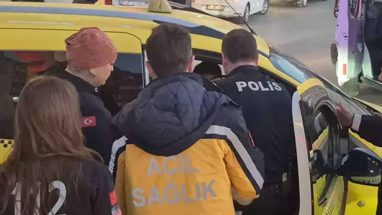 Taksiye bindi hareketsiz kalınca öldü sanıldı! Gerçek bakın ne çıktı!