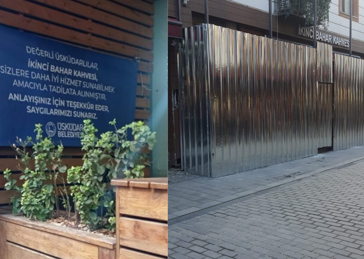 Hilmi Türkmen paylaştı: CHP’li Üsküdar Belediyesi vatandaşla dalga geçiyor! İkinci Bahar Kahvesi’ni önce 'tadilat yapıyoruz' diyerek kapattılar, 20 gün sonra yeniden açıp ardından kepenk indirdiler