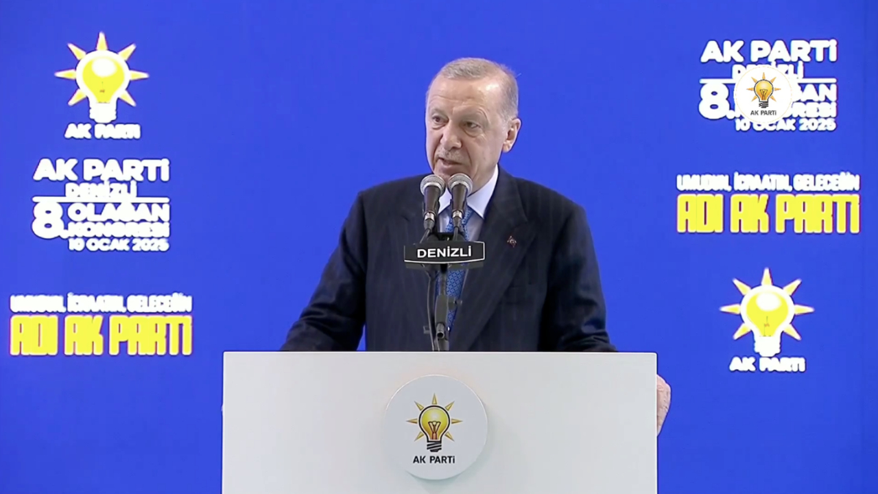 Cumhurbaşkanı Erdoğan, AK Parti'nin Denizli 8. Olağan İl Kongresi'nde konuşuyor! CANLI YAYIN