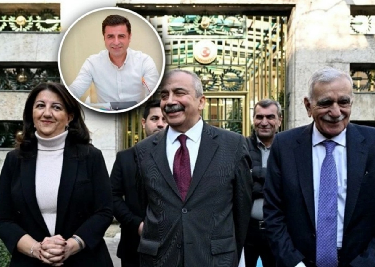 DEM Parti heyetiyle görüşmesi sona eren Selahattin Demirtaş'tan ilk açıklama! Sürece destek verdi