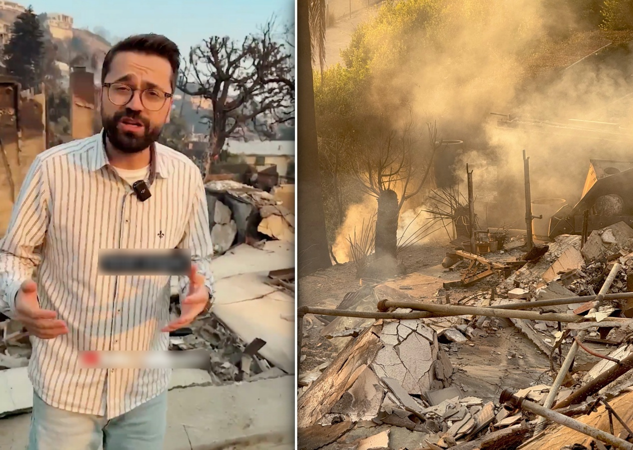 Savaş değil yangın... Los Angeles'ta lüks semtler küle döndü! Adem Metan felaketi gözler önüne serdi