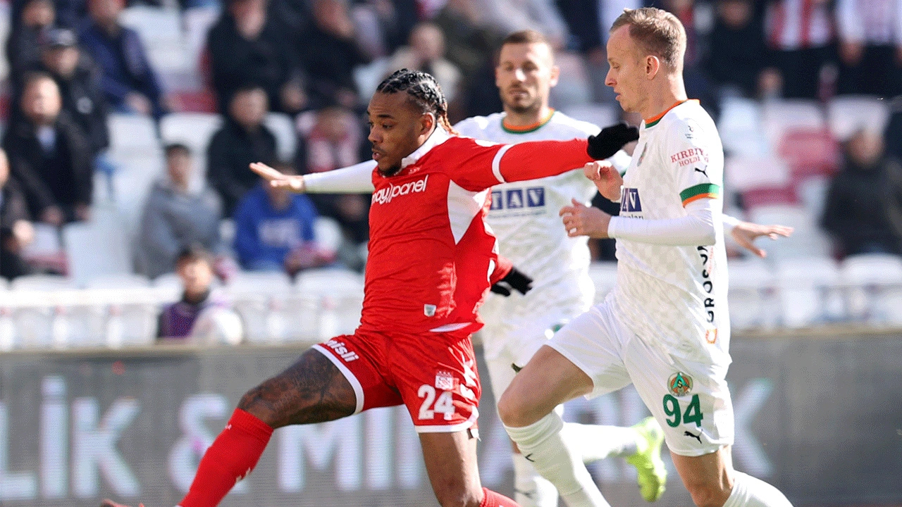 Sivasspor Alanyaspor ile yenişemedi, galibiyet hasreti 7 maça çıktı