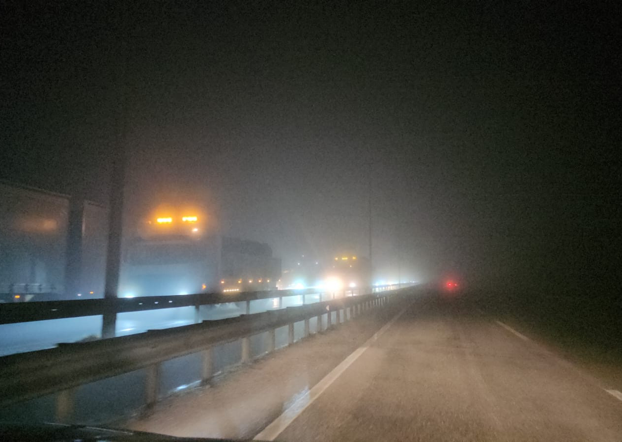 Yola çıkacaklar dikkat! Çorum-Samsun kara yolunda sis etkili oluyor