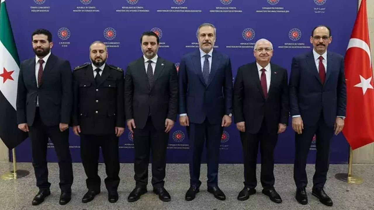Hakan Fidan ve Şam heyeti arasında tarihi görüşme! İlk kareler geldi!