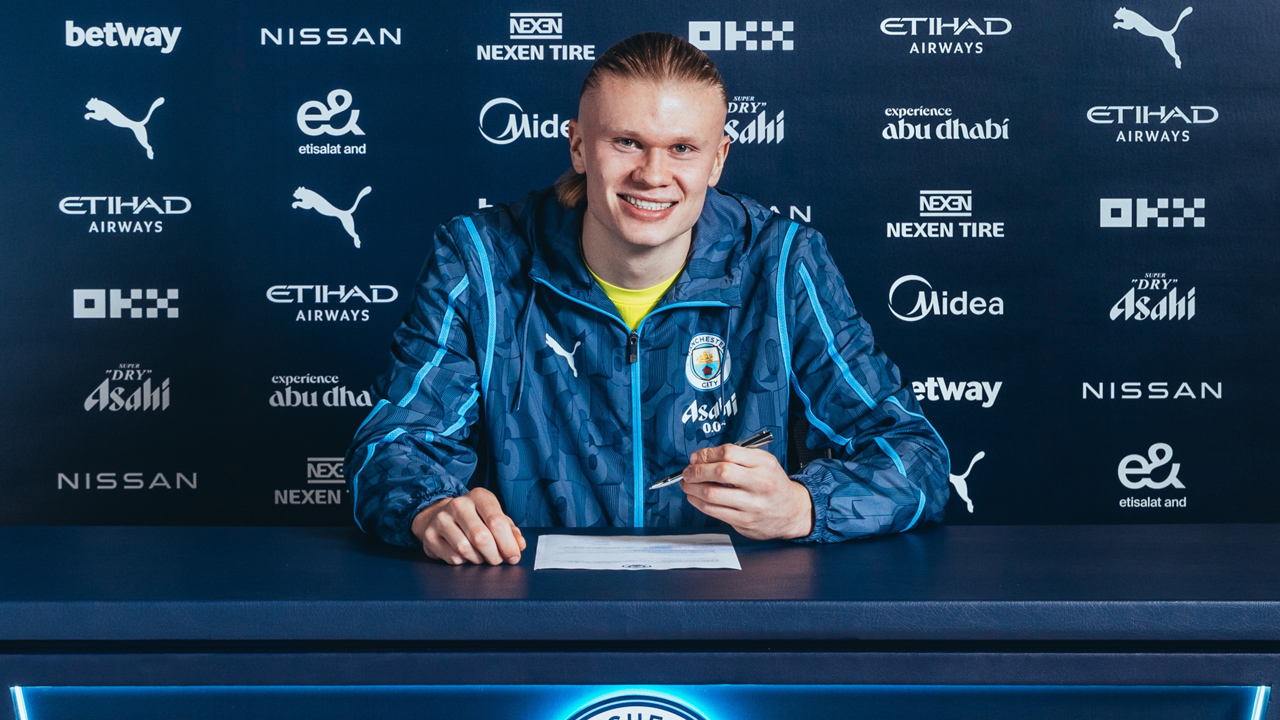 Manchester City'den Erling Haaland'a tarihi sözleşme! Resmen açıklandı