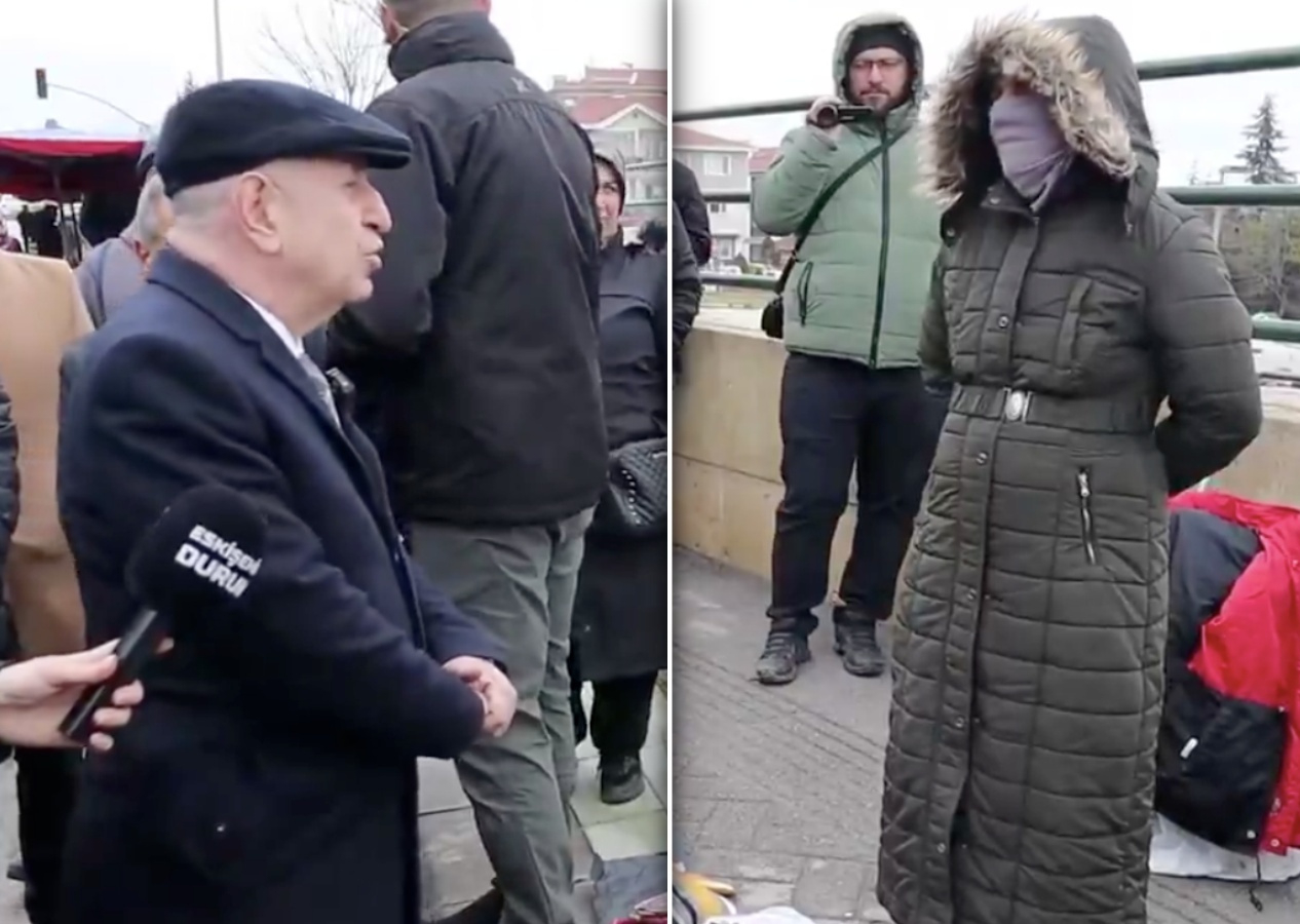 Sığınmacı karşıtı Ümit Özdağ'ın Afgan kadınla pazardaki diyaloğu tepki çekti!