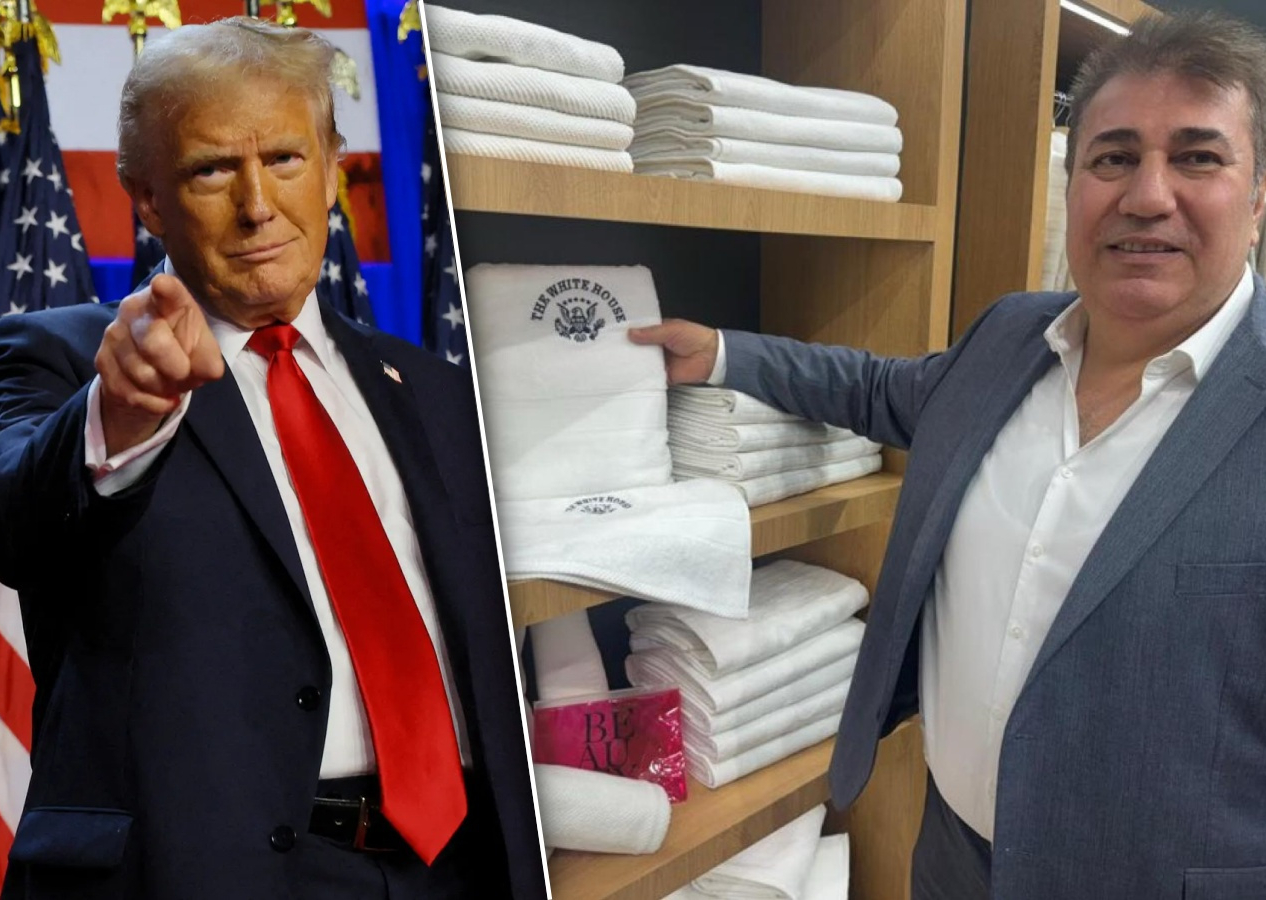 Trump’ın Beyaz Saray’da kullanacağı havlular Denizli’de üretildi