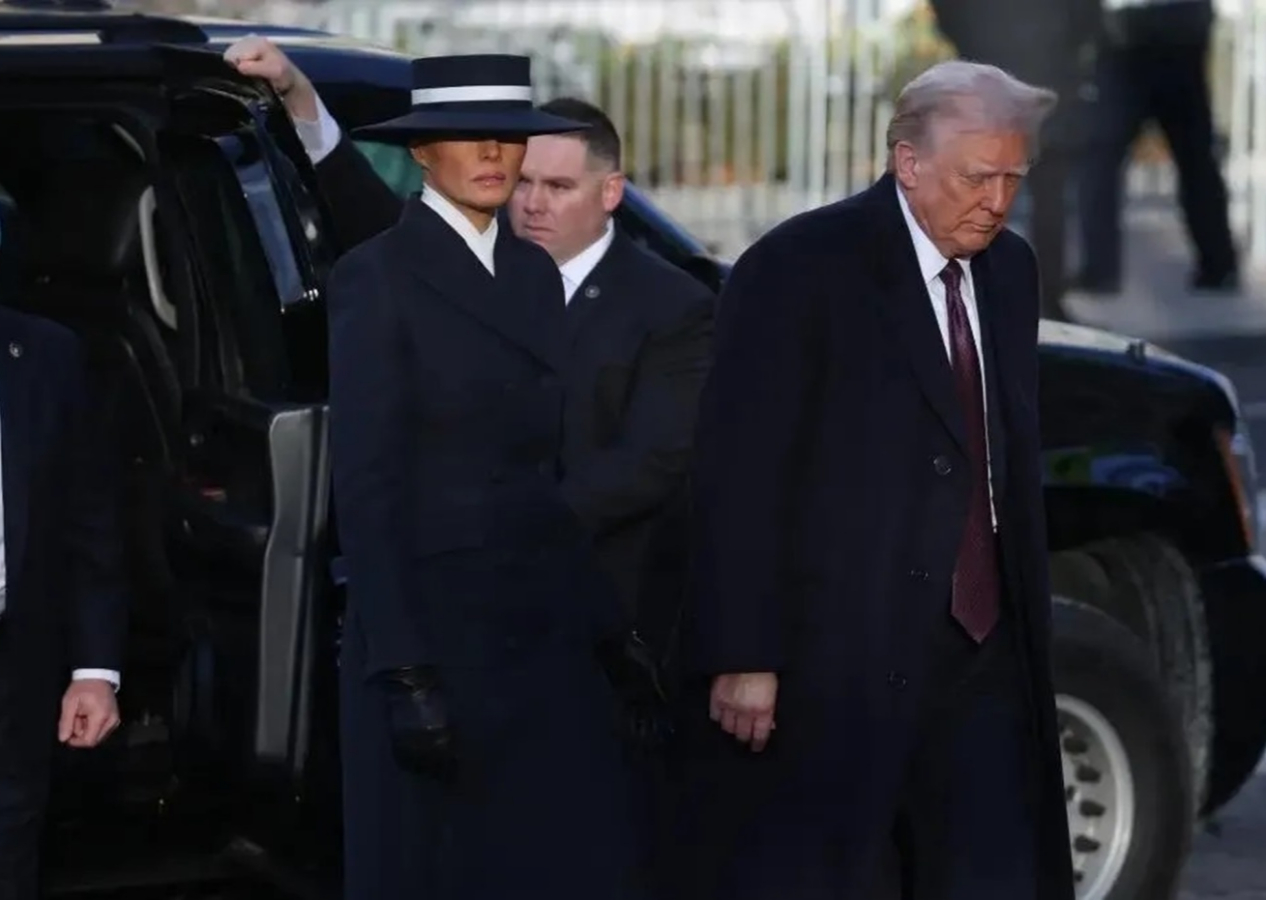 ABD'de ikinci Trump dönemi resmen başlıyor! İşte yemin töreninden ilk fotoğraf