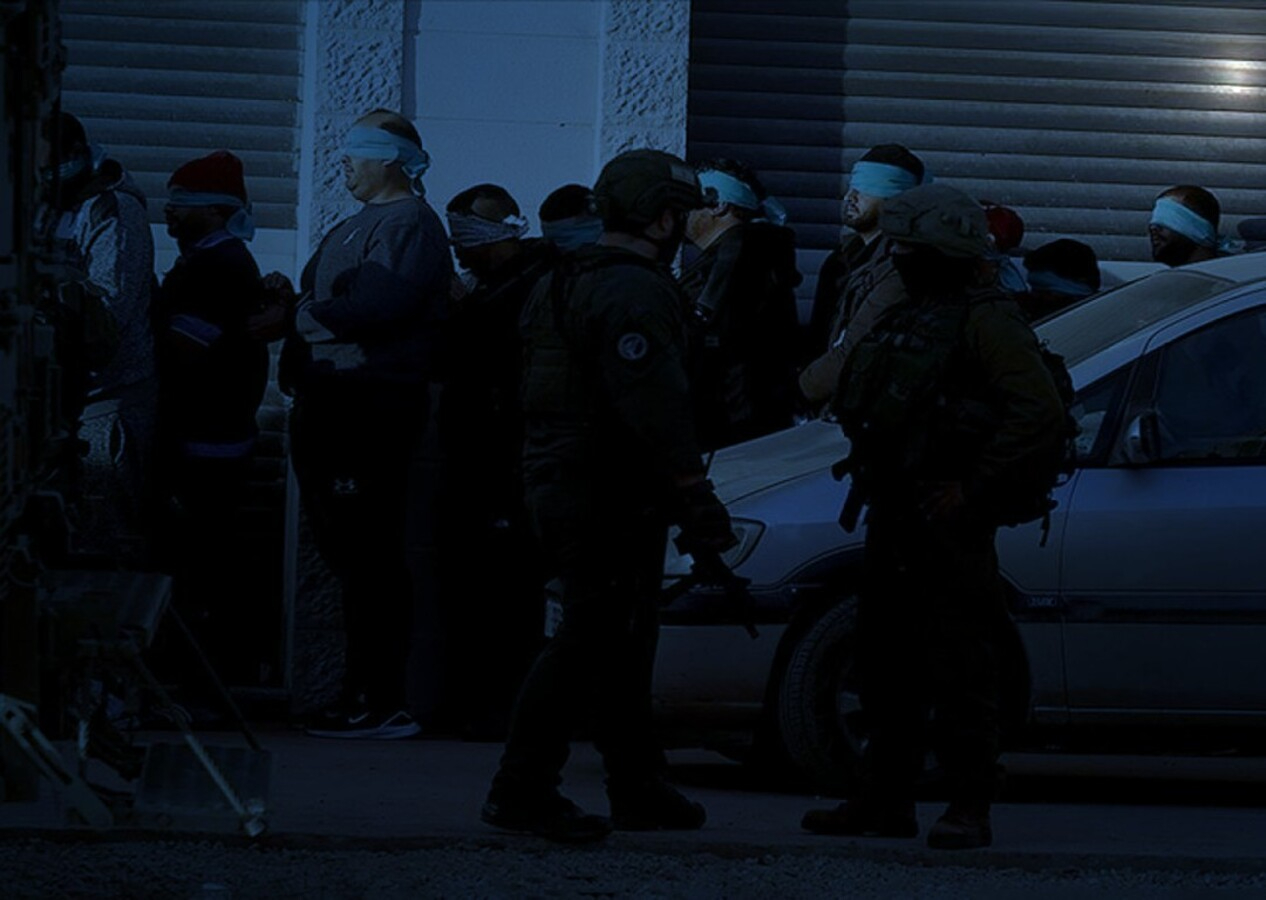 İsrail'den Batı Şeria'ya baskın: Onlarca Filistinli gözaltına alındı!