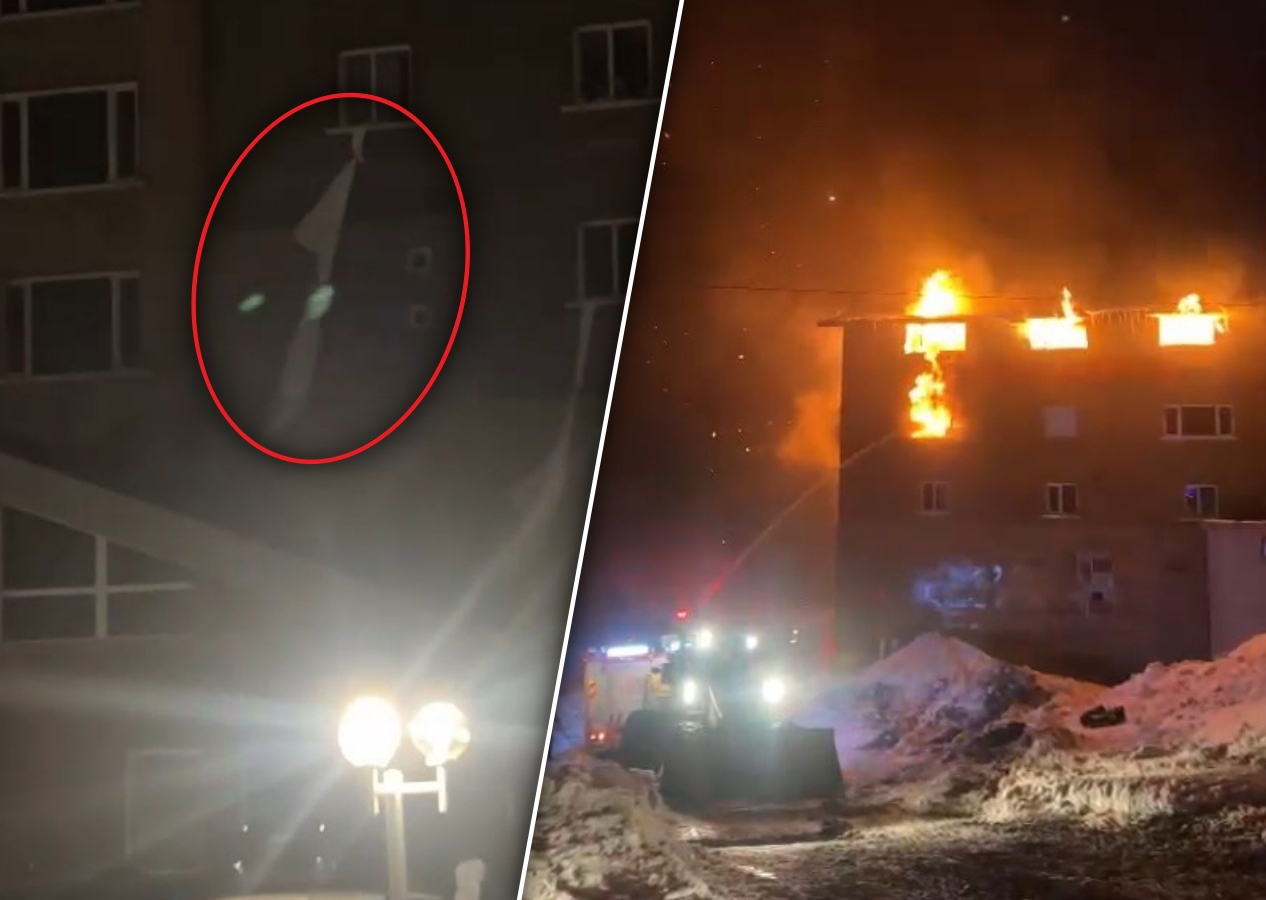 Kartalkaya Kayak Merkezi yangınında can pazarı kamerada: Ölümden çarşaflarla kurtulmaya çalıştılar!