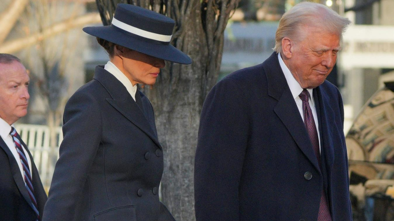 Törene damga vurdu: Melania Trump'ın şapkası gündem oldu! Her detayı özel seçilmiş...