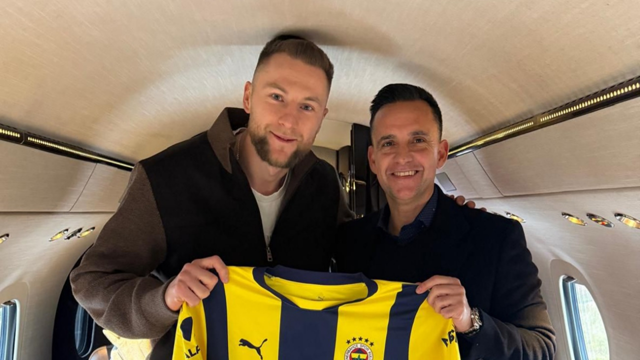 Galatasaray'a transfer çalımı! Fenerbahçe transferi resmen duyurdu: Slovak stoper Milan Skriniar İstanbul'a geldi