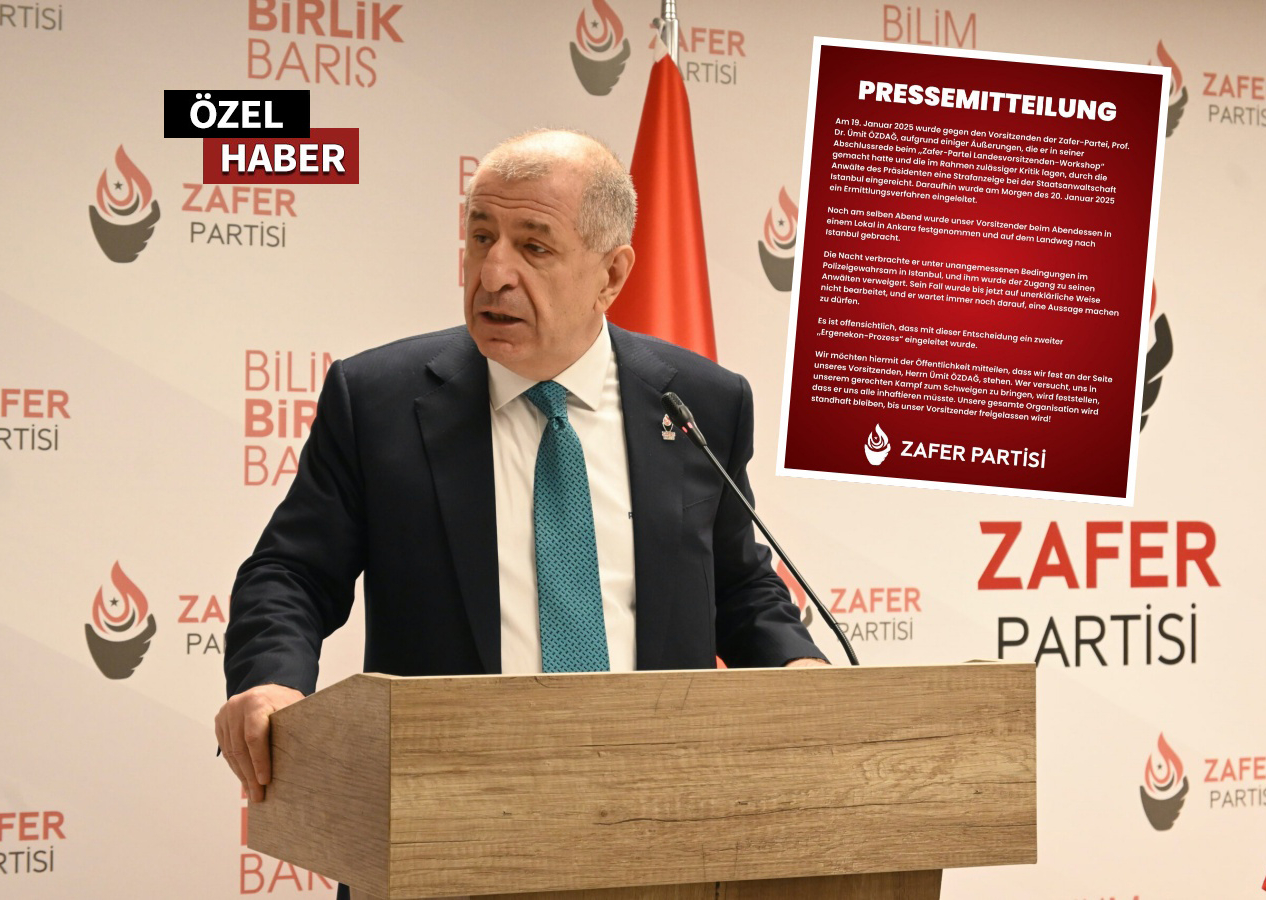 Zafer Partisi bunu da yaptı! Türkiye Almanca yazı ile Almanlara şikayet edildi