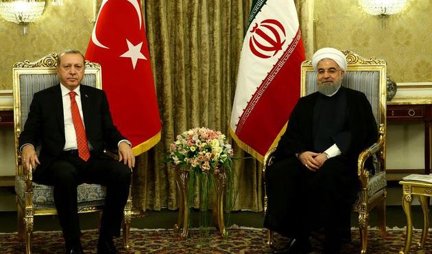 Cumhurbaşkanı Erdoğan ile Ruhani'den flaş açıklamalar!