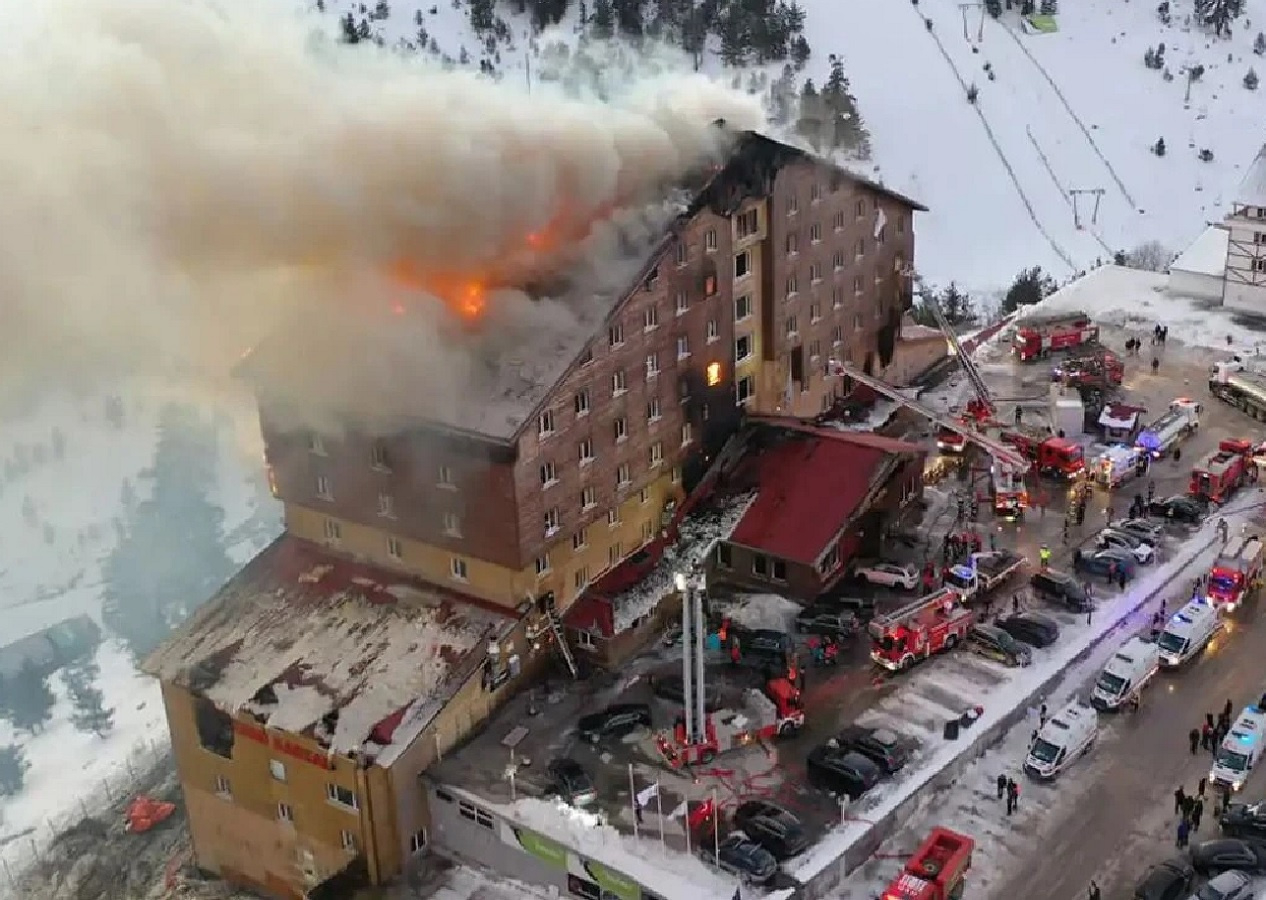 Kartalkaya'daki otel yangınına ilişkin 11 şüpheliye daha gözaltı