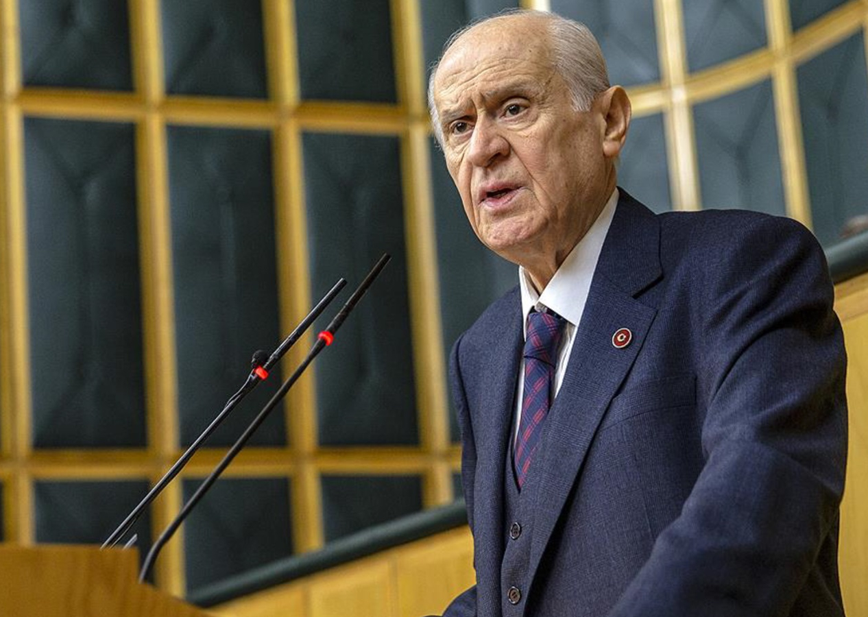 MHP lideri Devlet Bahçeli: Eğer PKK silah bırakmazsa o silahları kafalarında kırarız