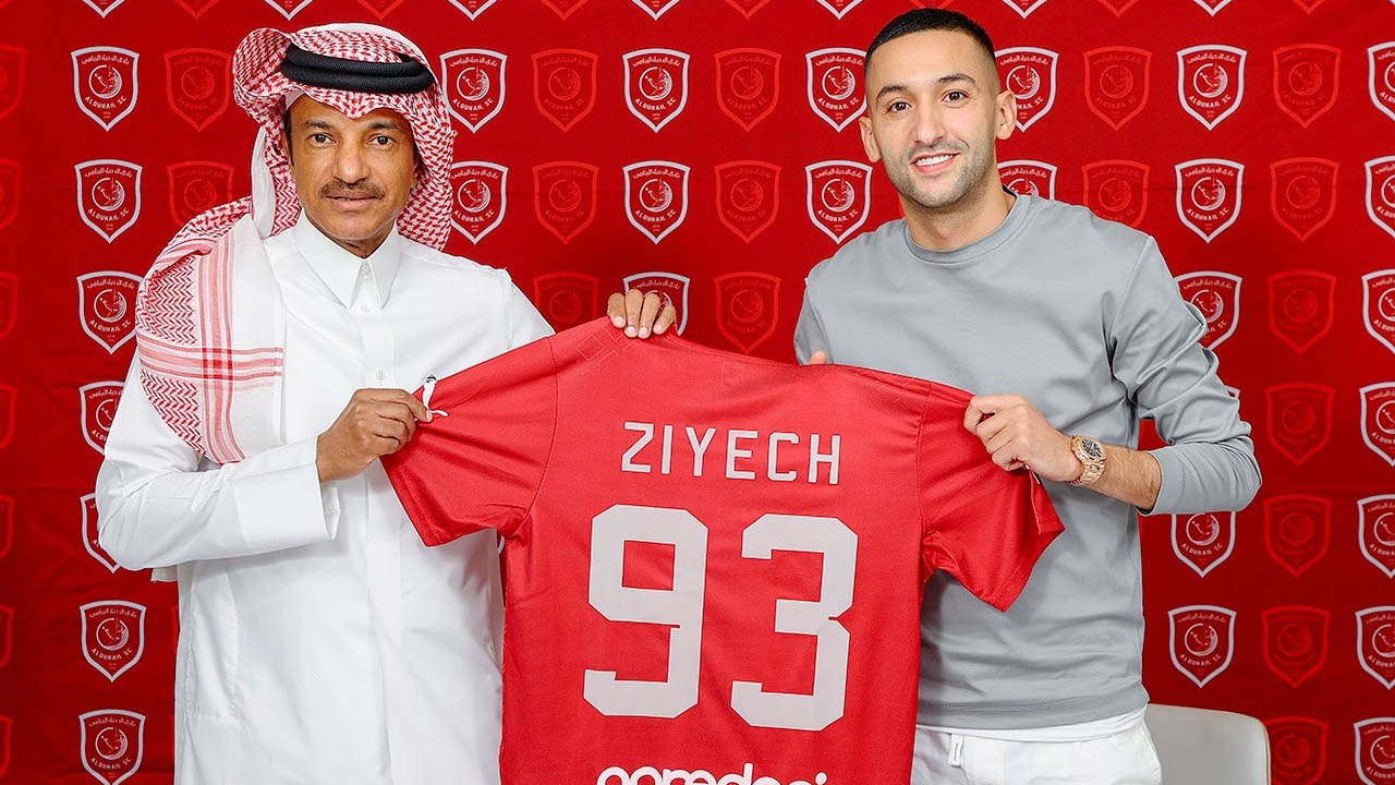 Hakim Ziyech Katar ekibi Al Duhail'e resmi imzayı attı
