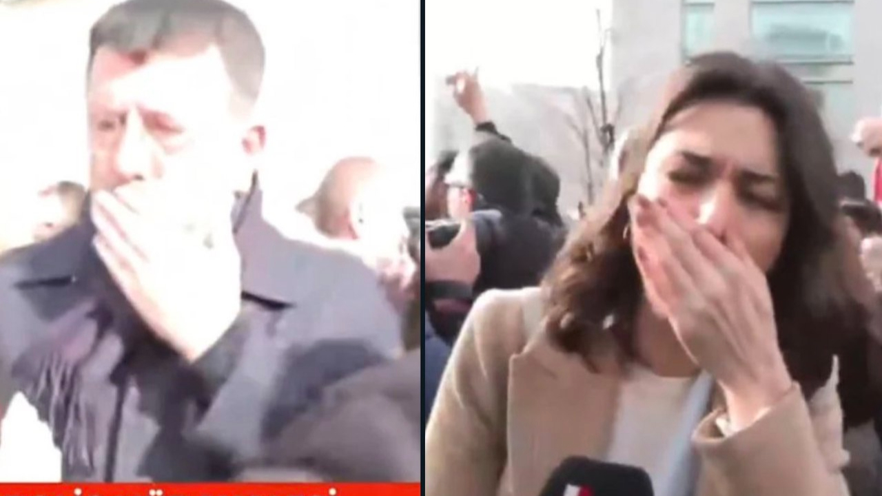 Çok etkilendim çok... CHP'li vekilden biber gazı tiyatrosu