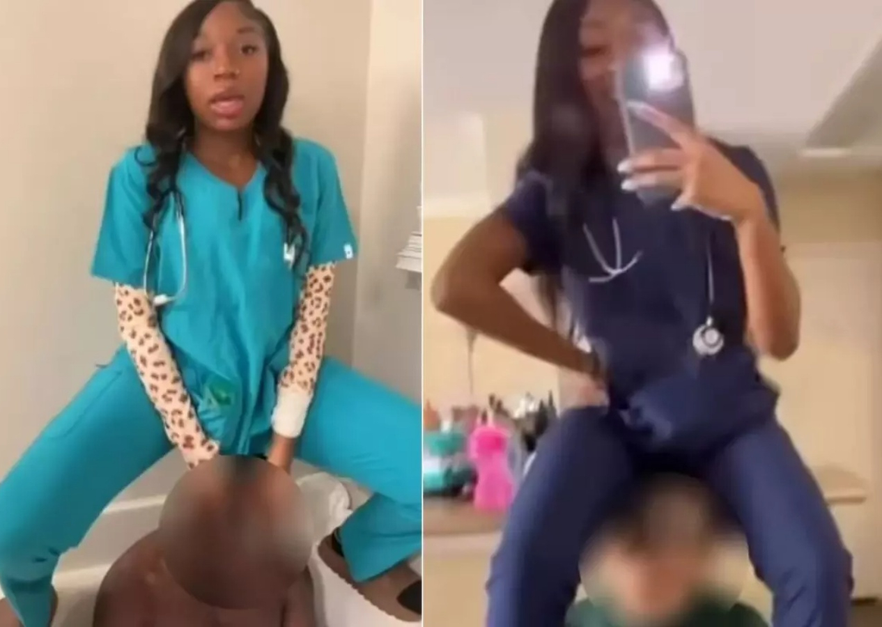 Engelli hastaların başının üzerinde twerk yaptı! ABD'de pes dedirten görüntüler