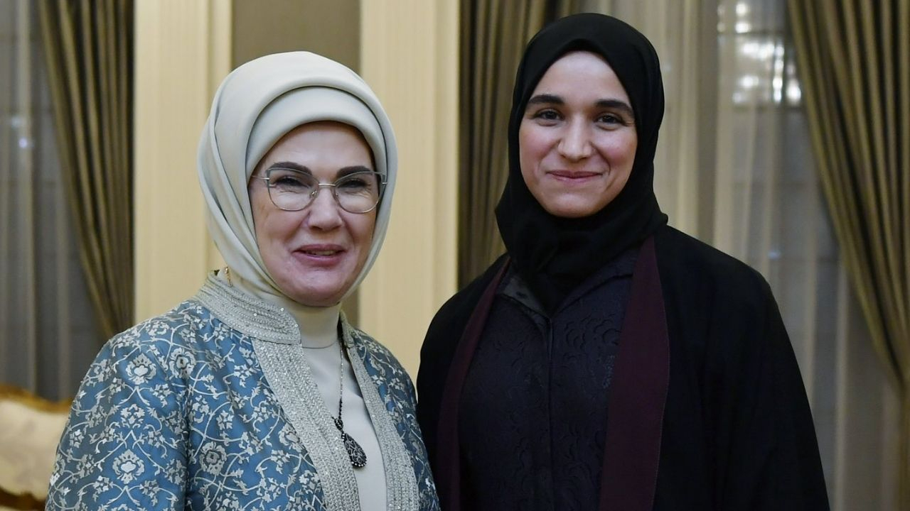 Emine Erdoğan Suriye Cumhurbaşkanı’nın eşi ile bir araya geldi